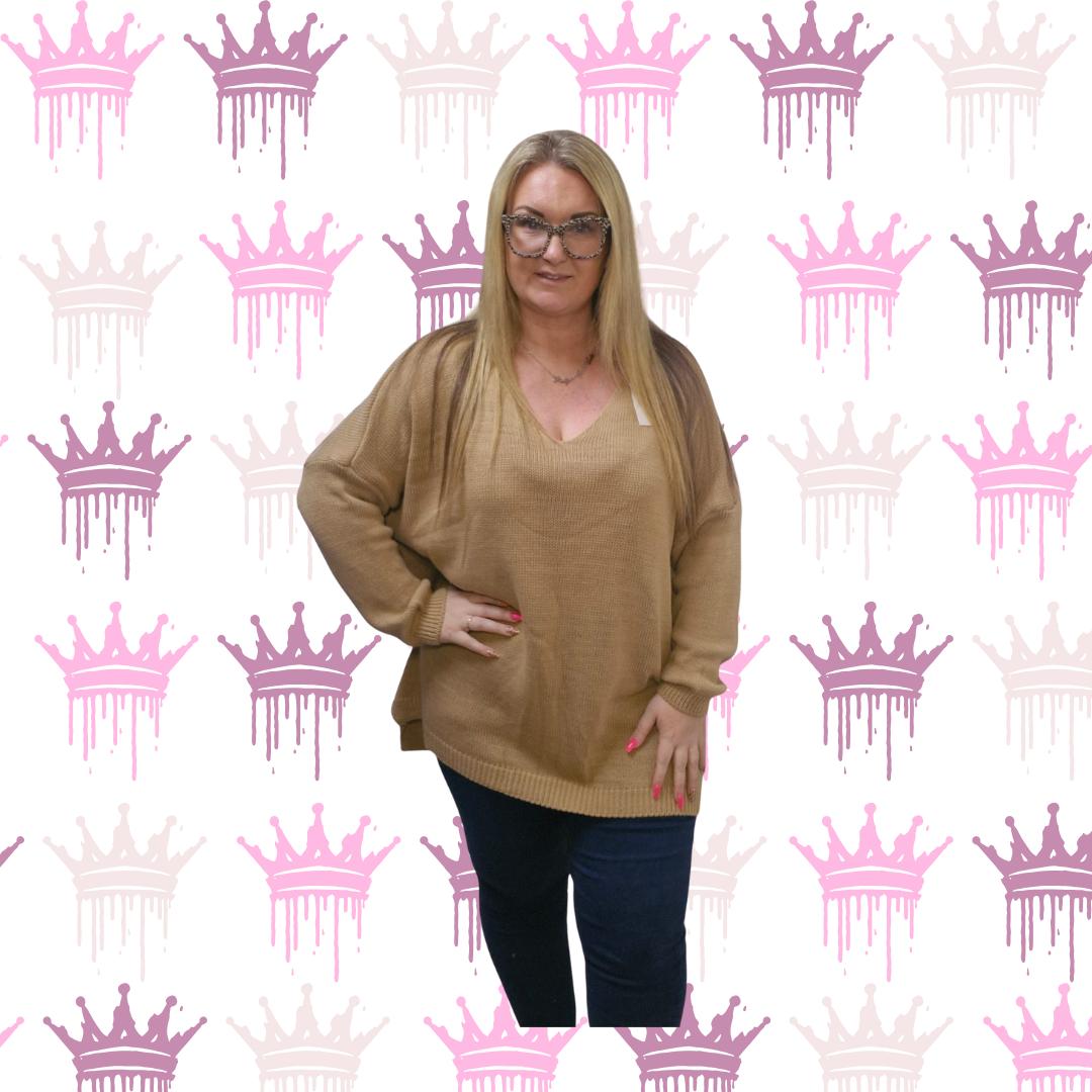 QTL - Oversized Knitted Jumper (One Size UK 12-24)