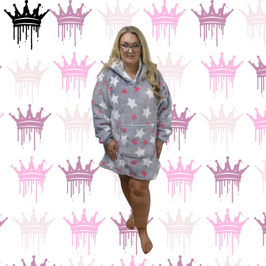 QTL - Oversized Snuggle Hoodie - Short (One Size UK 12-22)