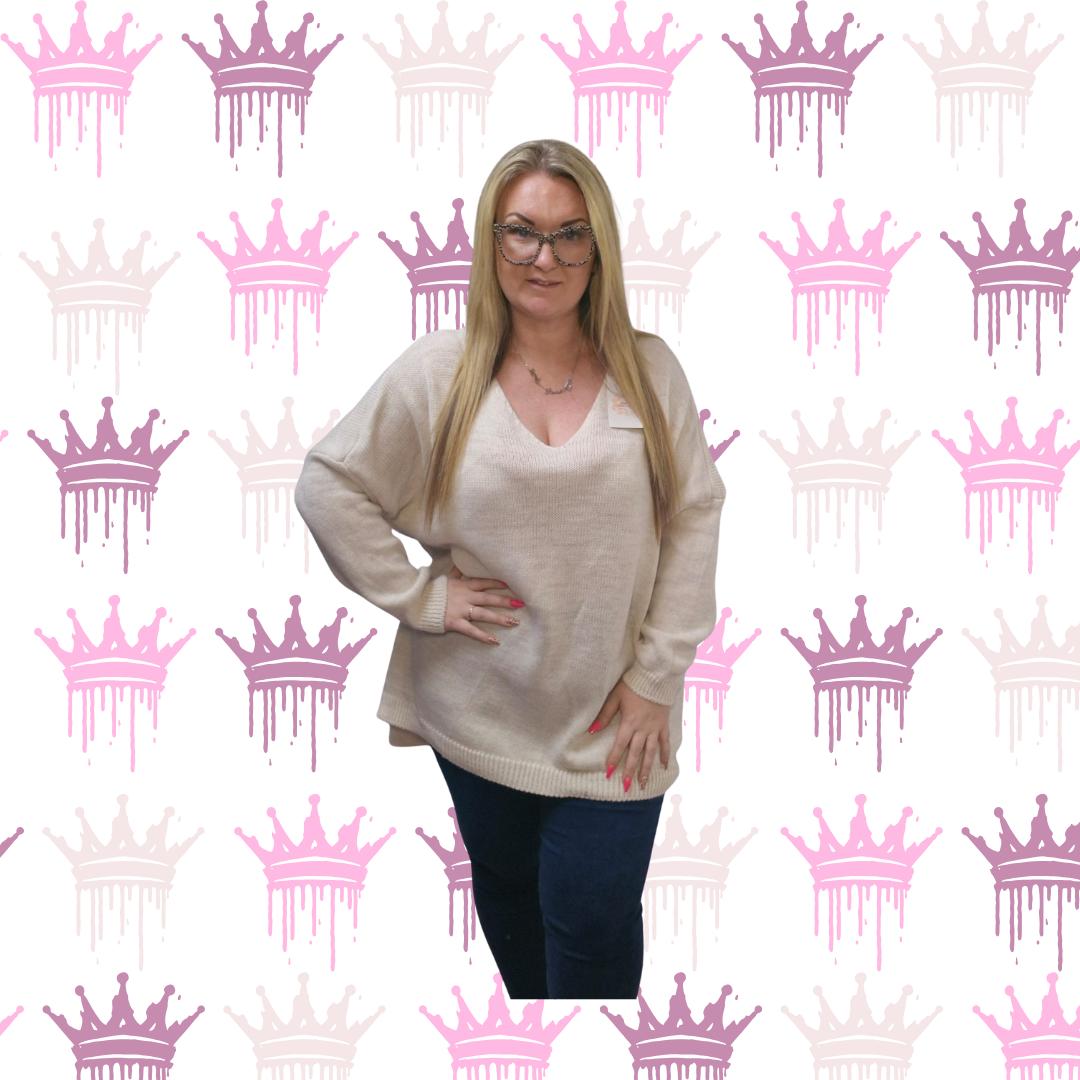 QTL - Oversized Knitted Jumper (One Size UK 12-24)