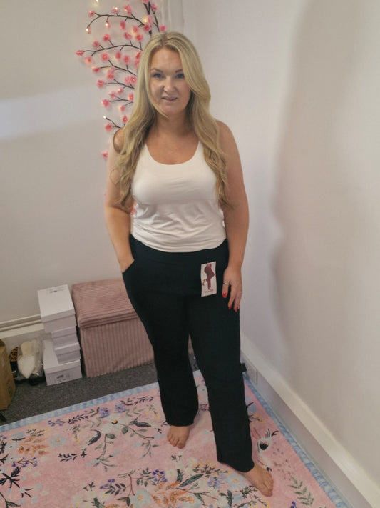 QTL - Boot Cut Flare Trousers (Sized) 12-26