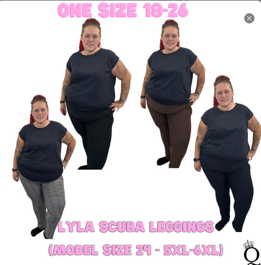 Scuba Leggings (Individually Sized from 18-26)