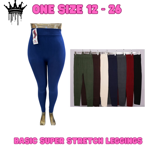 QTL - Supersoft Basic Leggings (One Size 12-26)