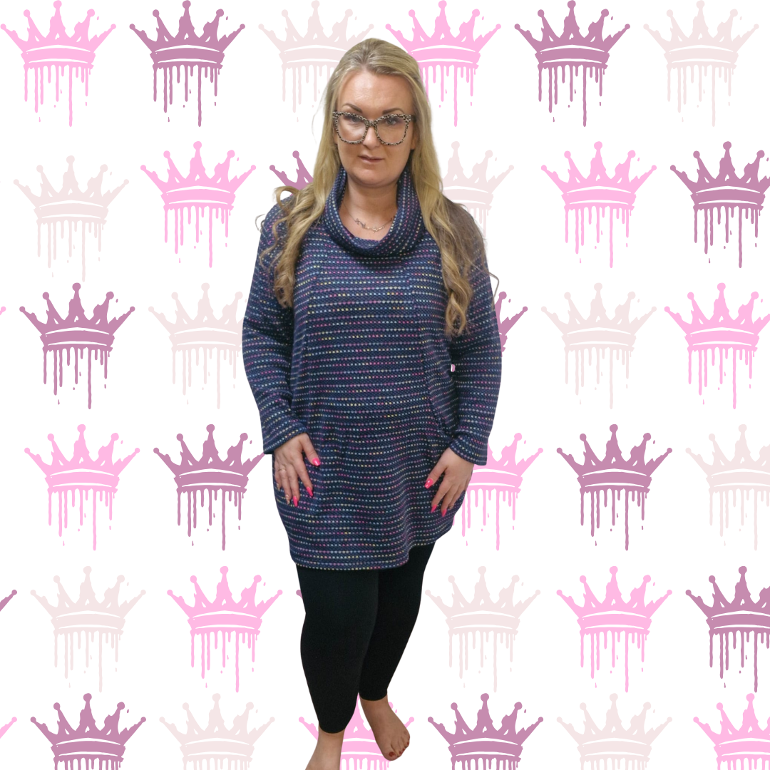 QTL - Speckle Stitch Jumper Dress (One Size 12-24)