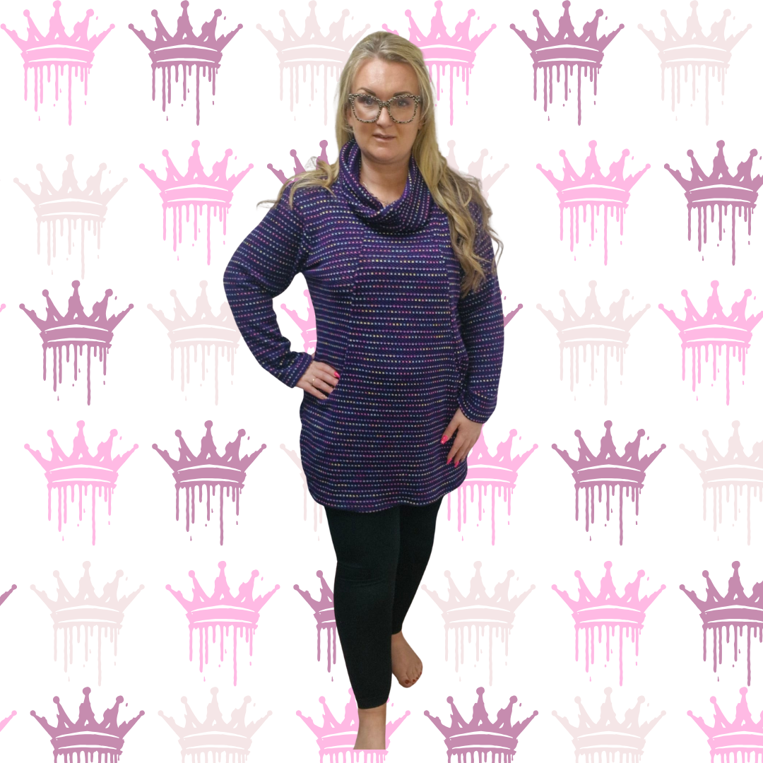 QTL - Speckle Stitch Jumper Dress (One Size 12-24)
