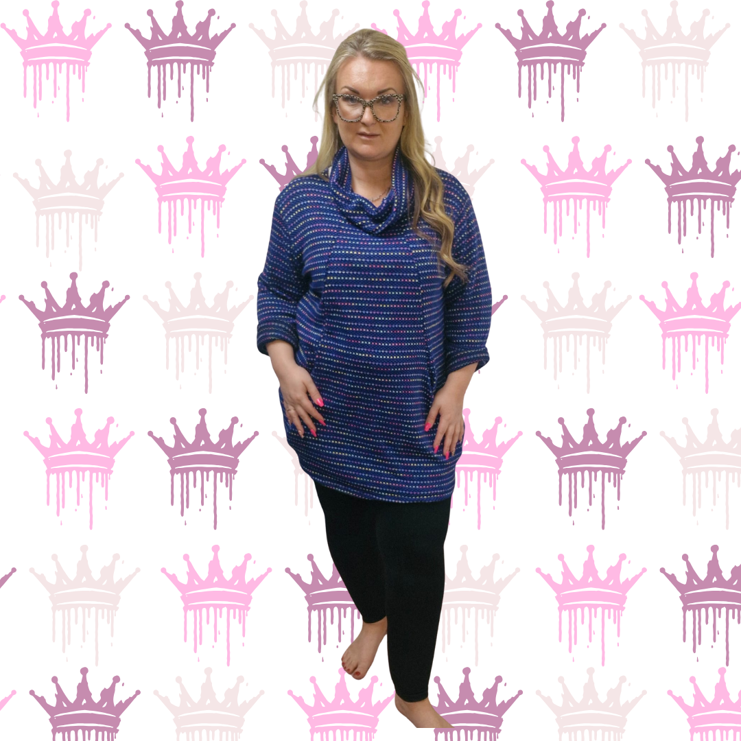QTL - Speckle Stitch Jumper Dress (One Size 12-24)