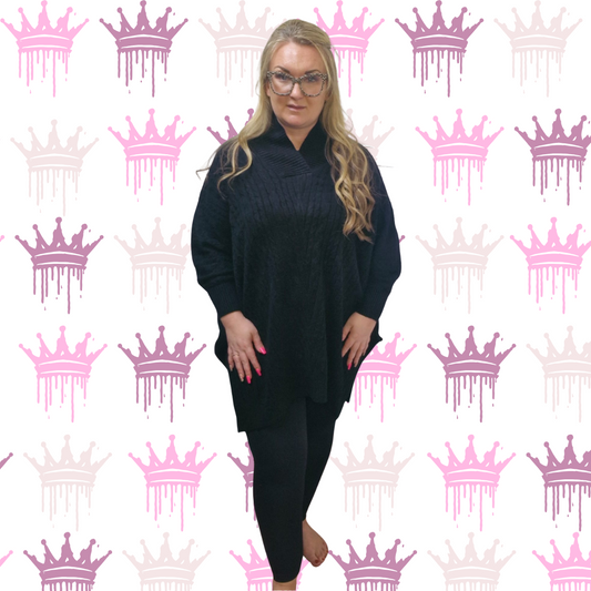 QTL - Cable Knit Jumper (One Size 14-24)