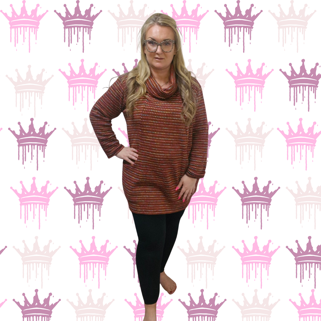 QTL - Speckle Stitch Jumper Dress (One Size 12-24)