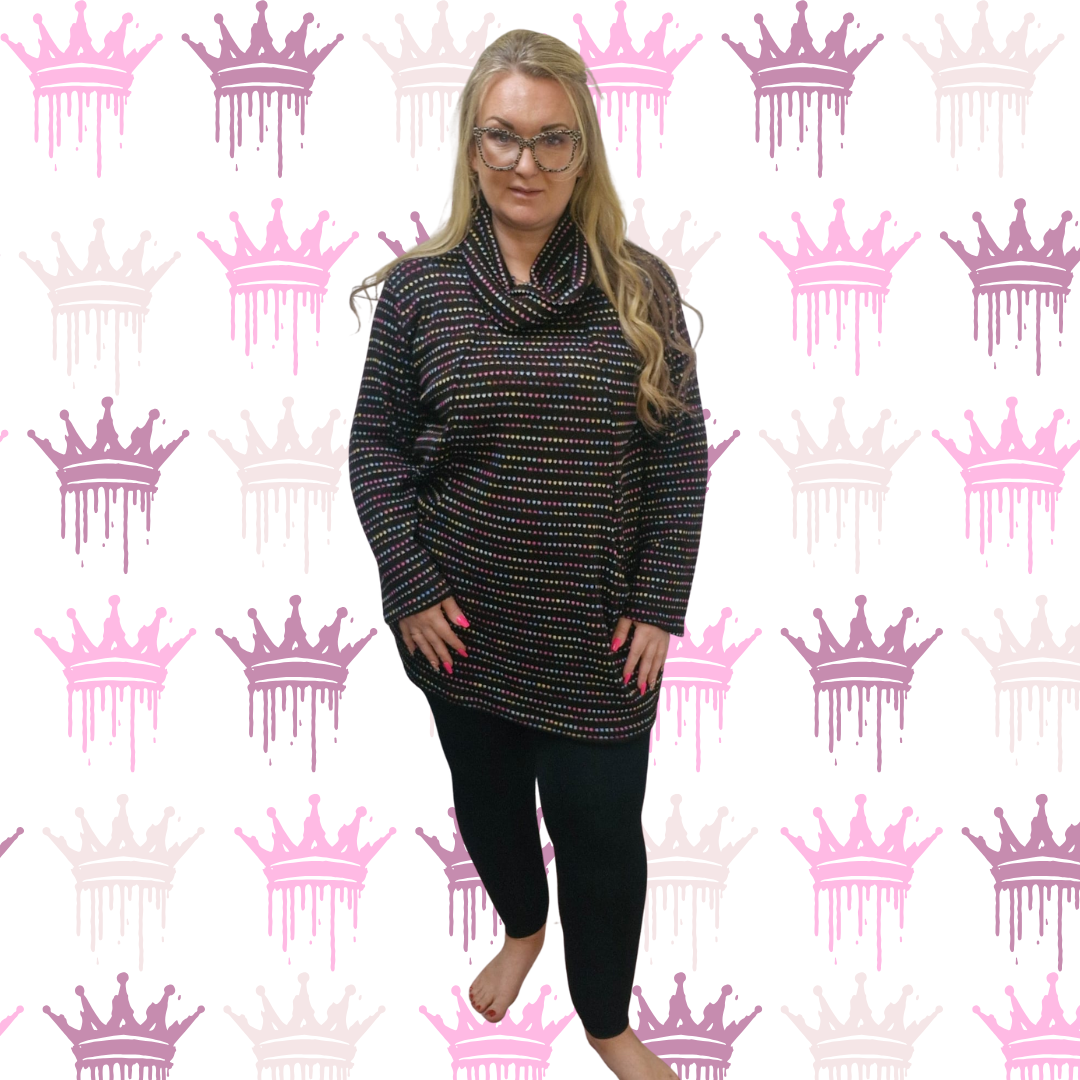QTL - Speckle Stitch Jumper Dress (One Size 12-24)